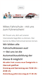 Mobile Screenshot of mikesfahrschule.com