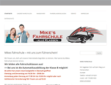 Tablet Screenshot of mikesfahrschule.com